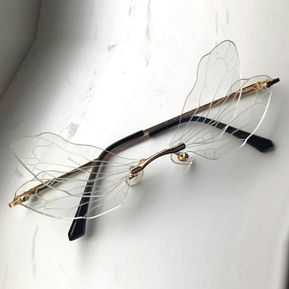 Fairy Wing Glasses - Clear (MAKE OFFER) - Picture 3 of 4
